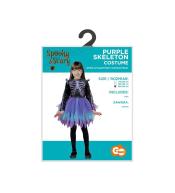 Strój dla dzieci Fioletowy Kościotrup rozm.130/140