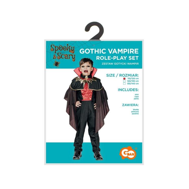 Strój dla dzieci Gotycki Wampir rozm. 110/120cm