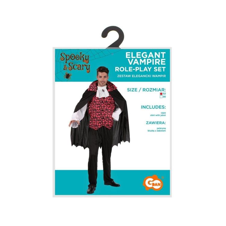 Strój dla dorosłych Elegancki Wampir rozm. 52