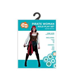Strój dla dorosłych Piratka rozm. uniwersalny