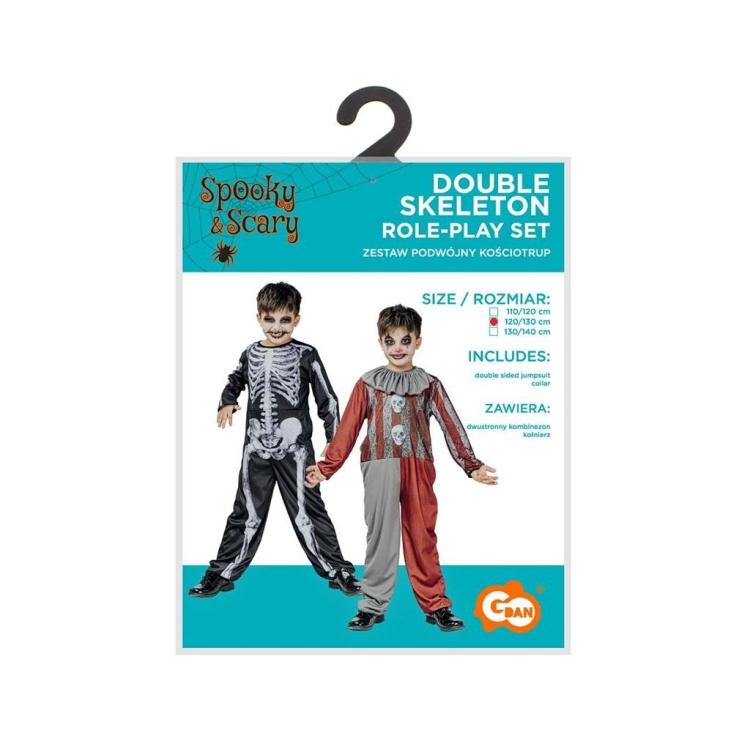 Podwójny Kościotrup dwustronny rozm. 120/130cm