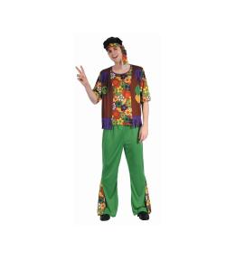 Strój dla dorosłych Kolorowy Hipis rozm. 52