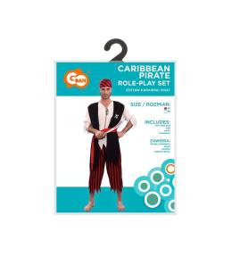 Strój dla dorosłych Karaibski Pirat rozm. 52