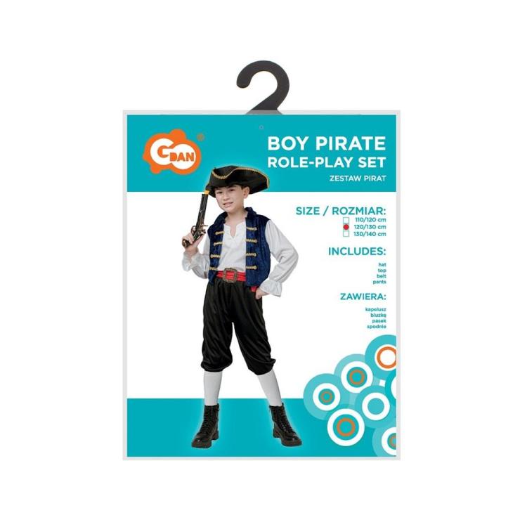 Strój dla dzieci Pirat rozm. 120/130cm