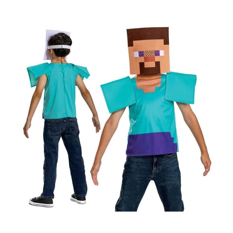 Strój Steve Essential- Minecraft (licencja) XS