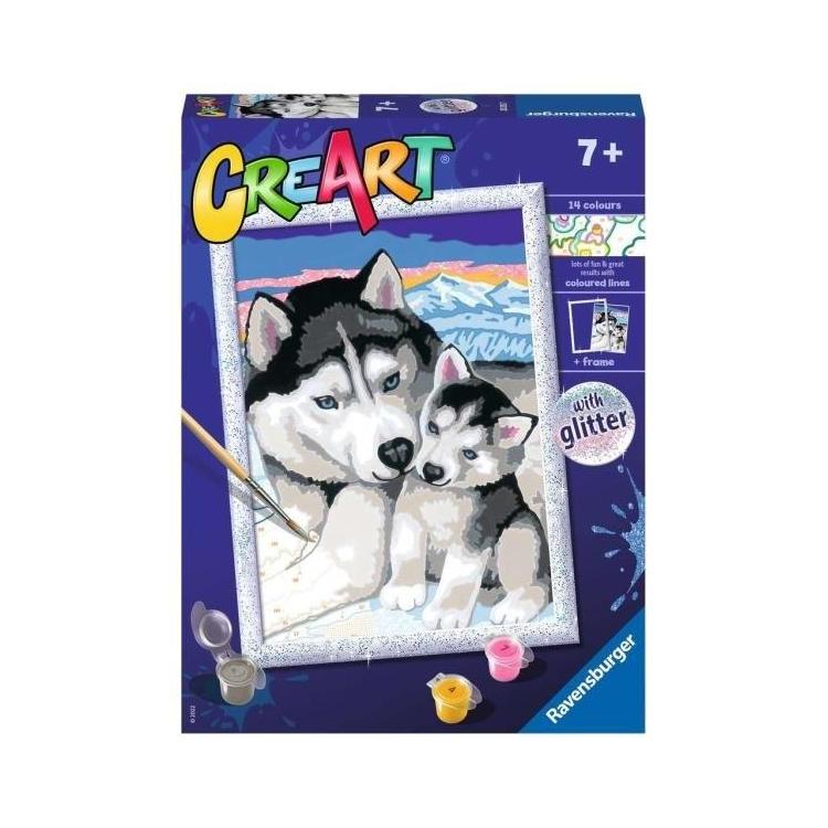 CreArt dla dzieci: Husky