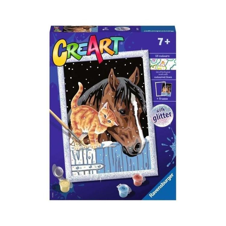 CreArt dla dzieci: Koń i kotek