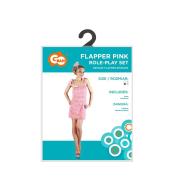 Strój dla dorosłych Flapper Różowa rozm. M