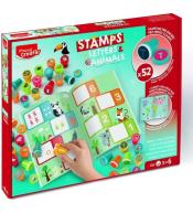 Creativ Kolorowe Stempelki literki i zwierzątka