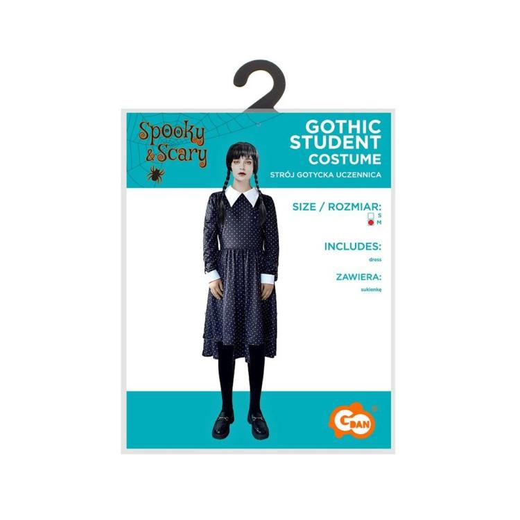 Strój dla dorosłych Gotycka Uczennica rozm. M