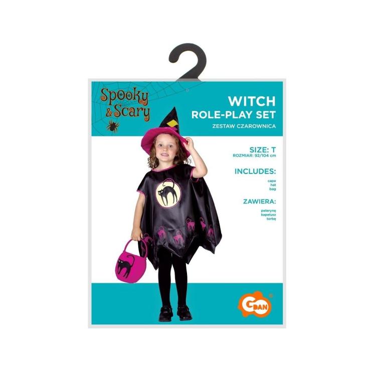 Zestaw dla dzieci Czarownica rozm. 92/104cm