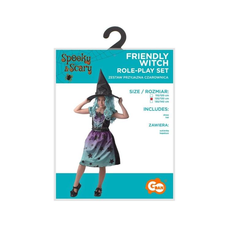 Strój dla dzieci Przyjazna Czarownica rozm.120/130