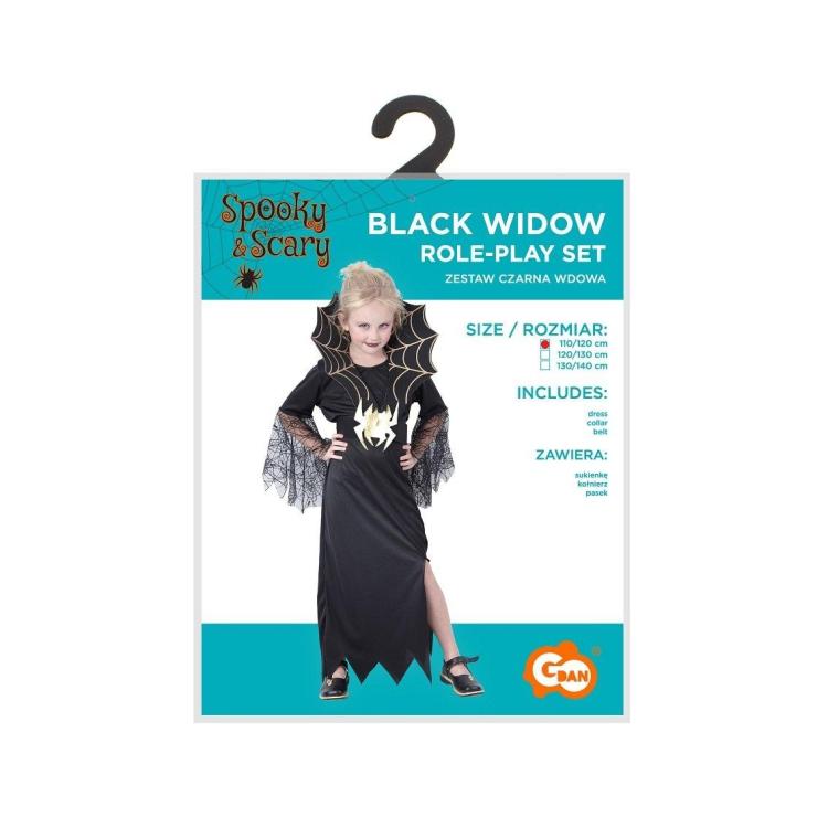 Zestaw dla dzieci Czarna Wdowa rozm. 110/120cm
