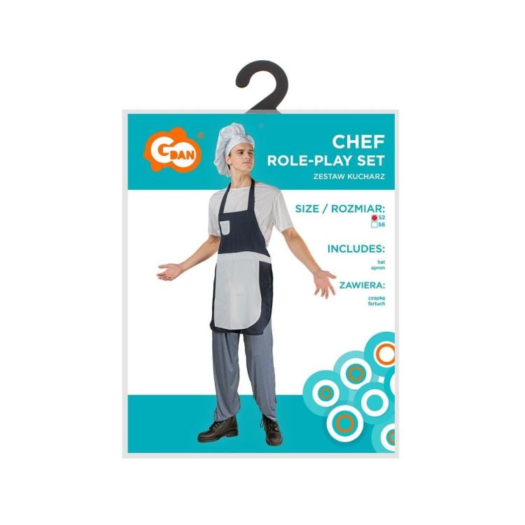 Strój dla dorosłych Kucharz rozm. 52