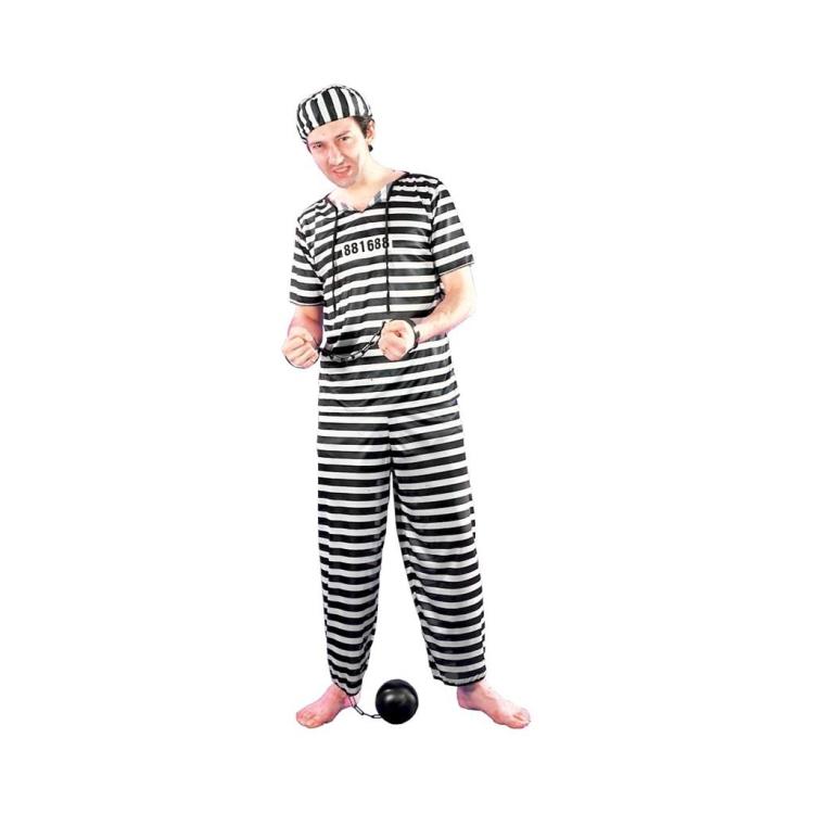 Strój dla dorosłych Więzień rozm. uniwersalny