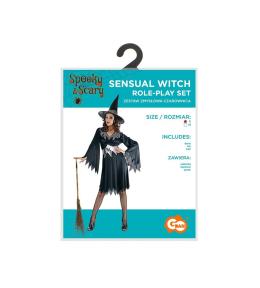 Strój dla dorosłych Zmysłowa Czarownica rozm. S