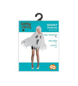 Ponczo dla dorosłych Duch rozm.S