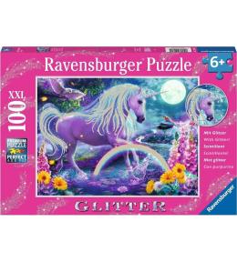 Puzzle 100 Brokatowy jednorożec