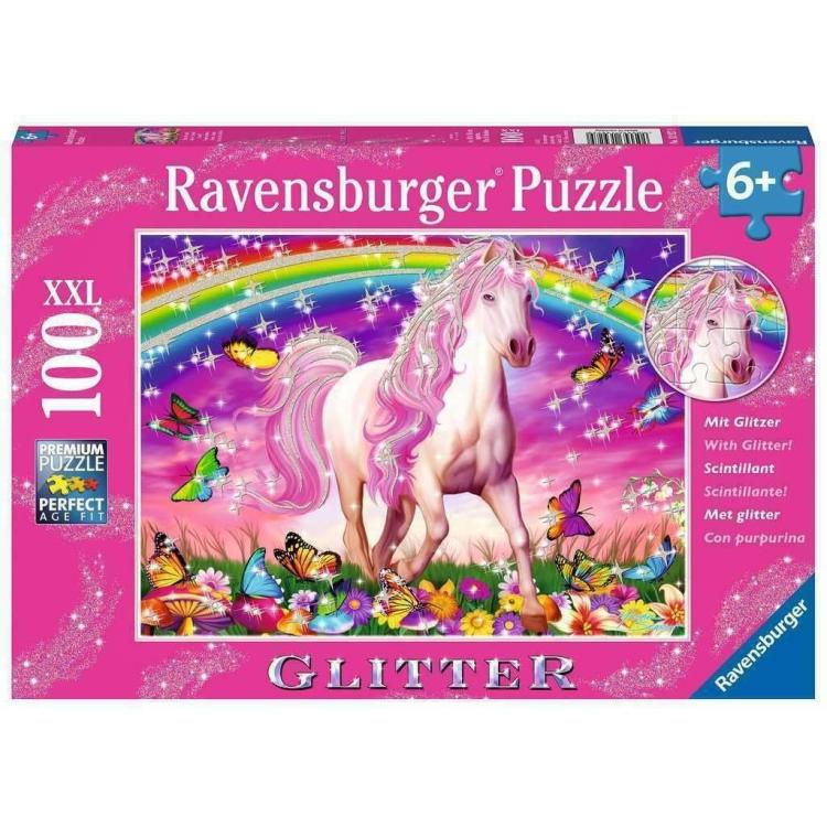 Puzzle XXL 100 Brokatowy koń