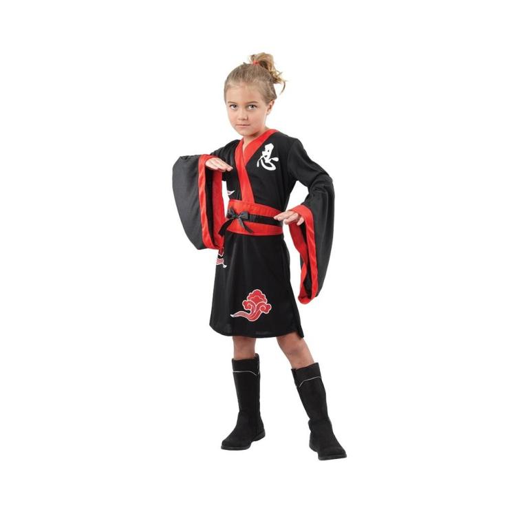 Strój dla dzieci wojowniczka Ninja rozm. 110/120cm