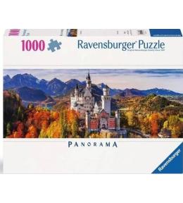 Puzzle 1000 panoramiczne Zamek Neuschwanstein