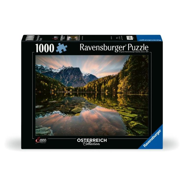 Puzzle 1000 2D: Jezioro Piburger, Austria