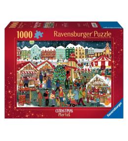 Puzzle 2D: Jarmark Świąteczny 1000el