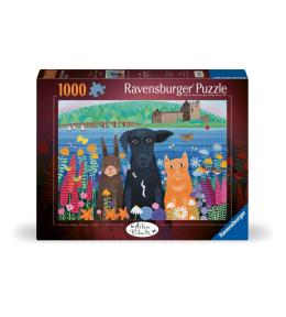 Puzzle 2D: Zwierzaki i zamek 1000el