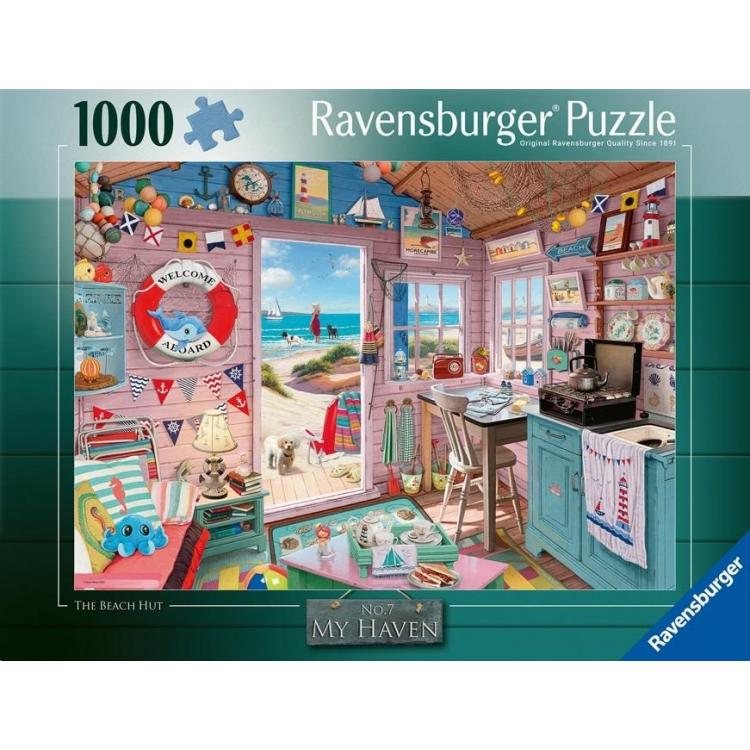 Puzzle 1000 Chatka na plaży