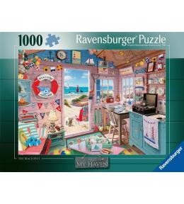 Puzzle 1000 Chatka na plaży