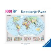 Puzzle 1000 Polityczna mapa świata