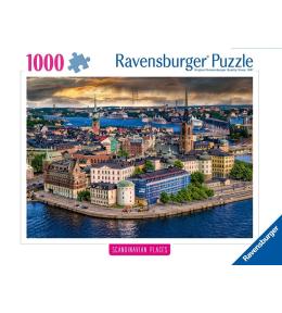 Puzzle 1000 Skandynawskie miasto widok
