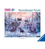 Puzzle 1000 Śnieżne wilki