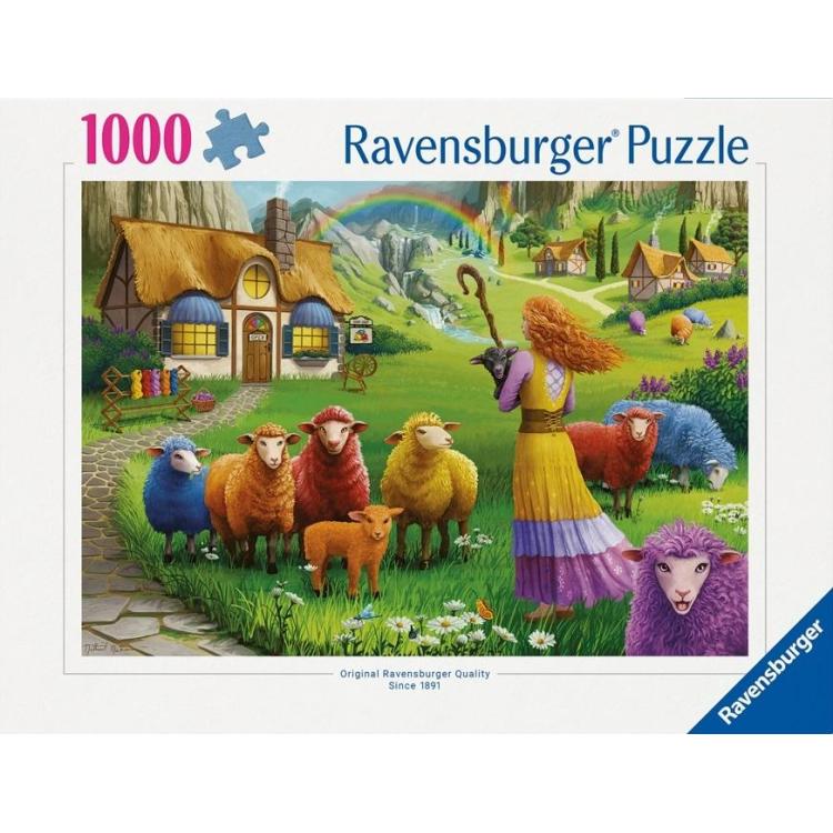 Puzzle 1000 Kolorowa wełna