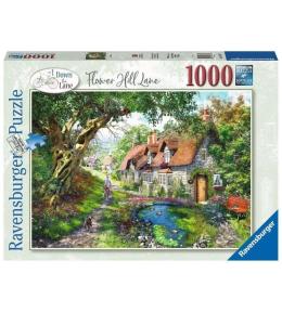 Puzzle 1000 Droga wśród wzgórza kwiatów