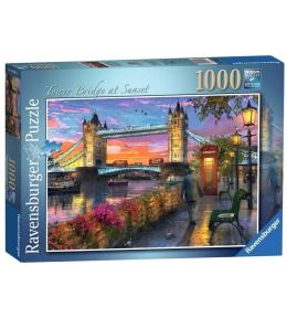 Puzzle 1000 Tower Bridge o zachodzie słońca