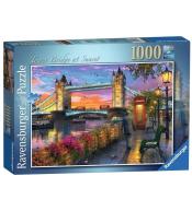 Puzzle 1000 Tower Bridge o zachodzie słońca