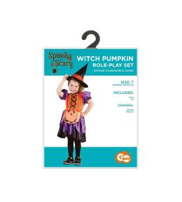 Zestaw dla dzieci Czarownica Dynia rozm. 92/104cm
