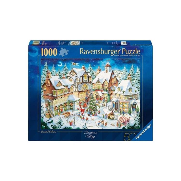 Puzzle 1000 Białe święta 50 urodziny