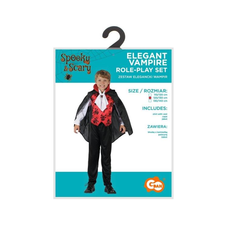 Strój dla dzieci Elegancki Wampir rozm. 120/130cm