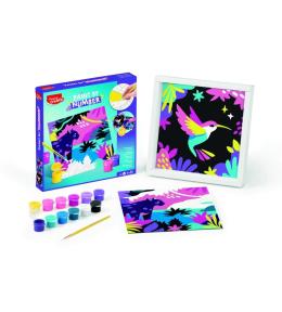 Creativ malowanie po numerach leopard/ptaszek