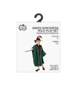 Strój dla dzieci Zielona Czarodziejka 130/140cm