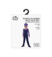 Strój dla dzieci Fioletowy hydraulik 110/120cm