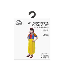 Strój dla dzieci Żółta królewna 130/140cm