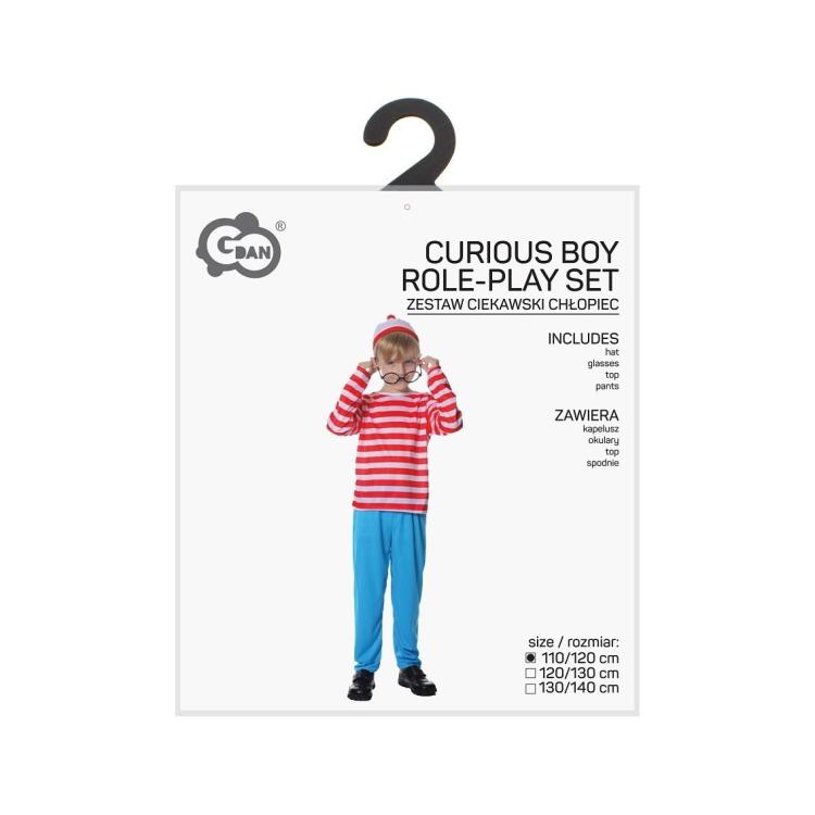 Strój dla dzieci Ciekawski Chłopiec 110/120cm