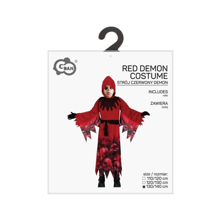 Strój dla dzieci Czerwony Demon rozm. 130/140cm