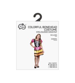 Strój dla dzieci Kolorowy Kościotrup 110/120cm