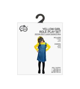 Strój dla dzieci Żółty Ludzik dziewczynka 130/140