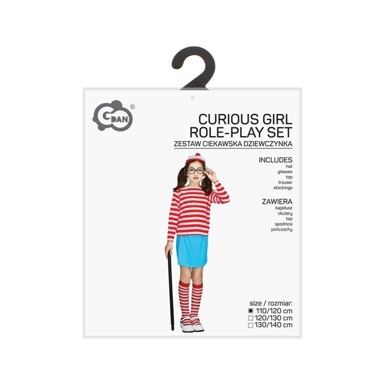 Strój dla dzieci Ciekawska Dziewczynka 110/120cm