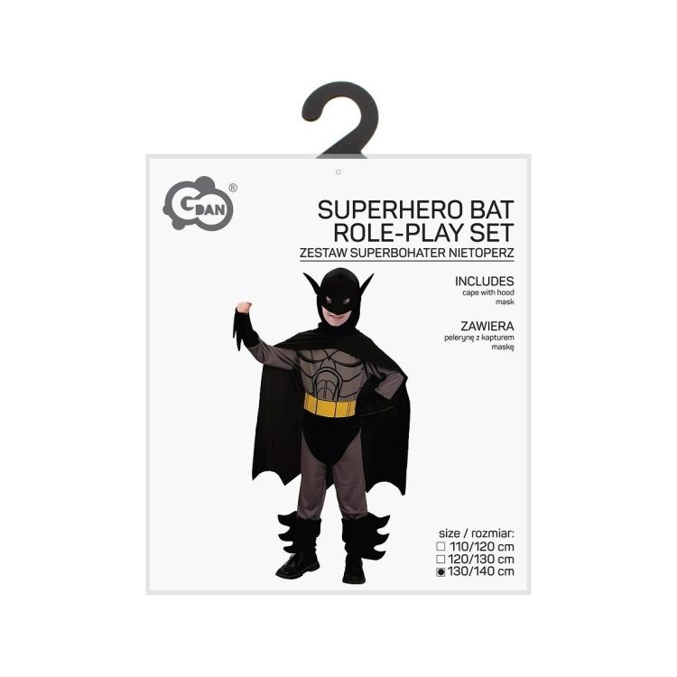 Strój dla dzieci Superbohater Nietoperz 130/140cm